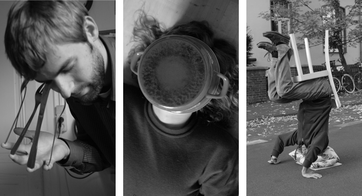 one minute sculptures nach Erwin Wurm