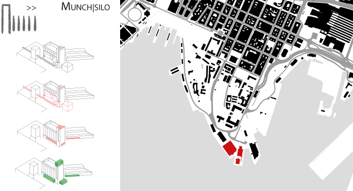 Konzeptskizzen + Schwarzplan